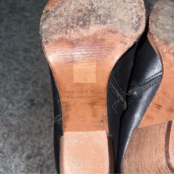 Madewell Womens The Billie Boot F5044 Leather Bootie Classic Black Sz 8 1/2 - Picture 2 of 9